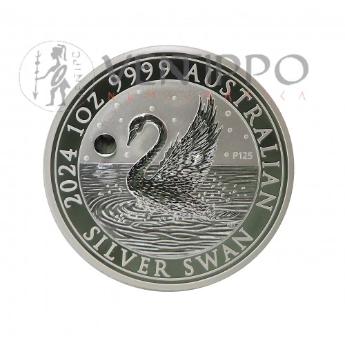 Australia, Dollar Plata ( 1 OZ ley 9999 mls. ) Swan 2024, BU