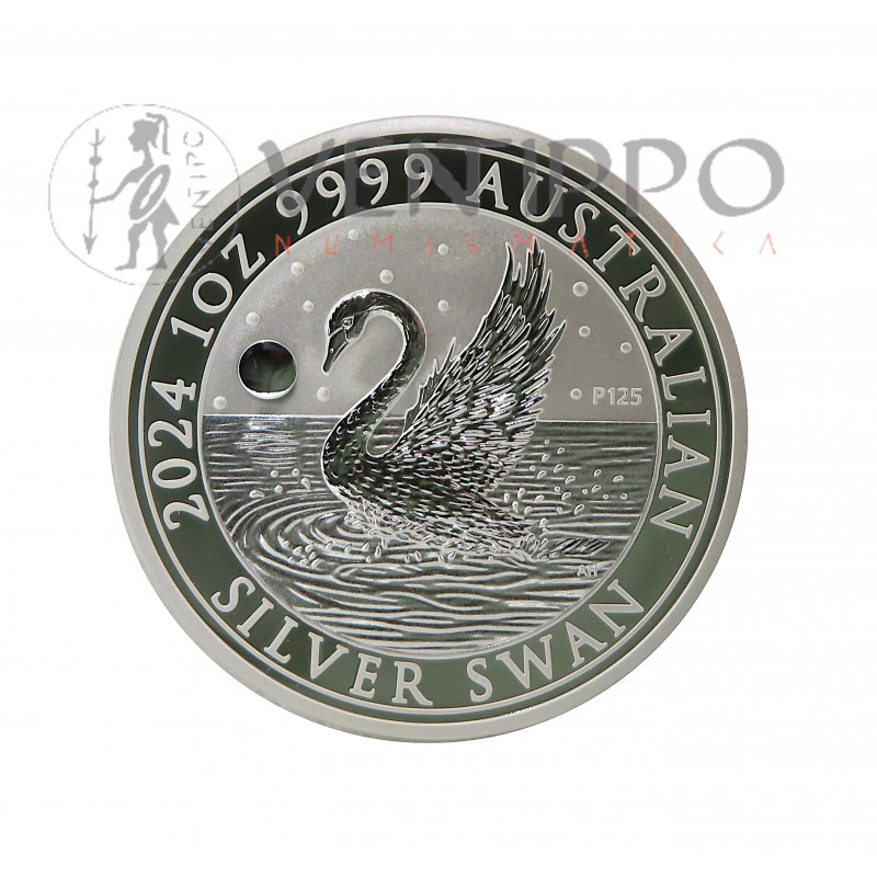 Australia, Dollar Plata ( 1 OZ ley 9999 mls. ) Swan 2024, BU