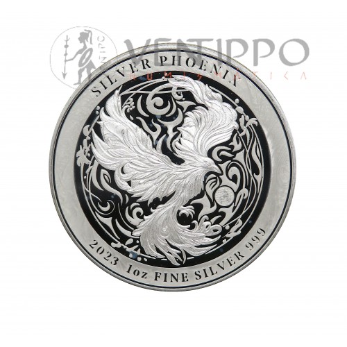 Niue, 2 $ Plata ( 1 OZ, ley 999 mls ) Phoenix 2023, BU