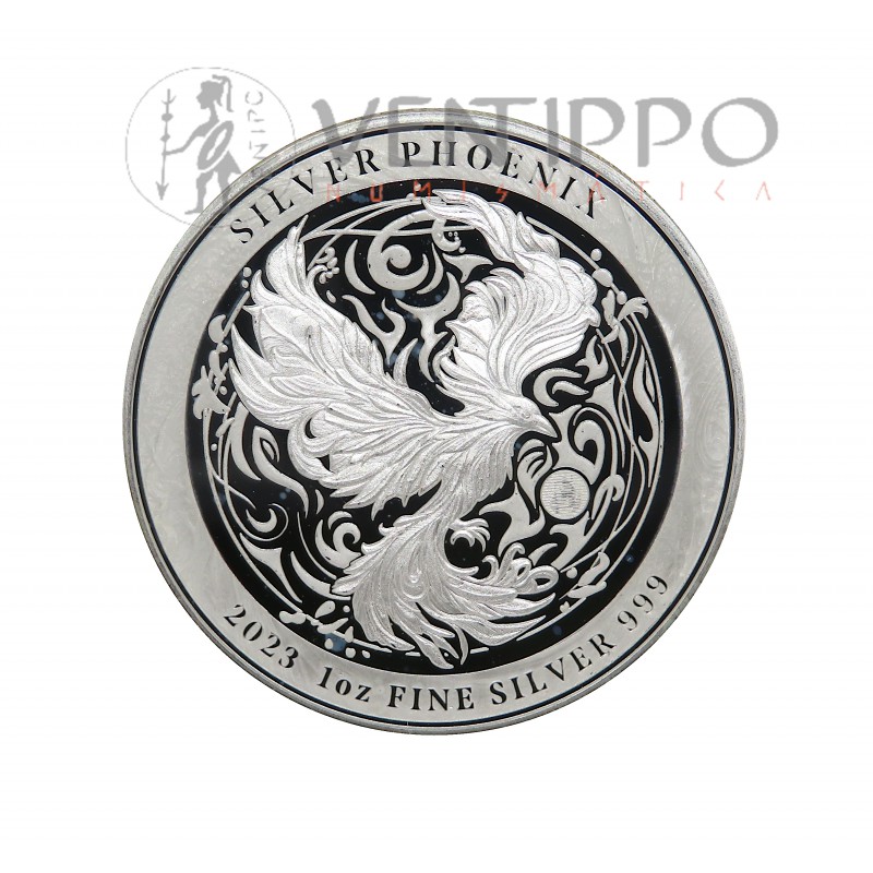 Niue, 2 $ Plata ( 1 OZ, ley 999 mls ) Phoenix 2023, BU