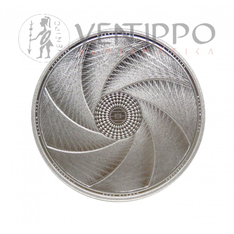 Islas Tokelau, 5 $ Plata ( 1 OZ  ley 999 mls. ) Magnum Opus 2024, BU