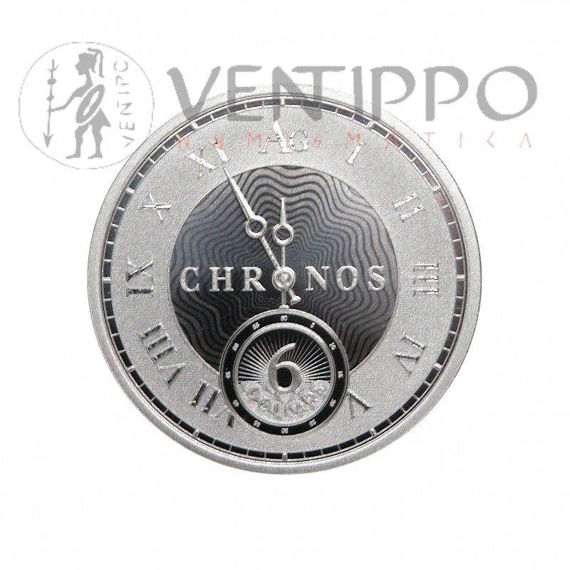Tokelau, 6 Dollars Plata  ( 1 OZ ley 999 mls. ) Chronos 2024, BU.