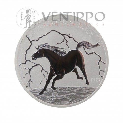 Australia, Dollar Plata ( 1 OZ  9999 mls ) Brumby 2024, BU.