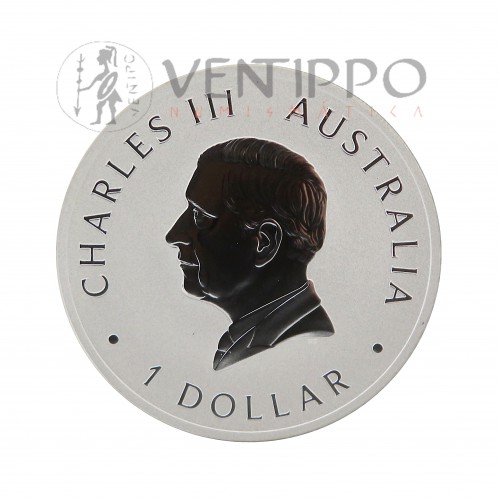 Australia, Dollar Plata ( 1 OZ  9999 mls ) Brumby 2024, BU.