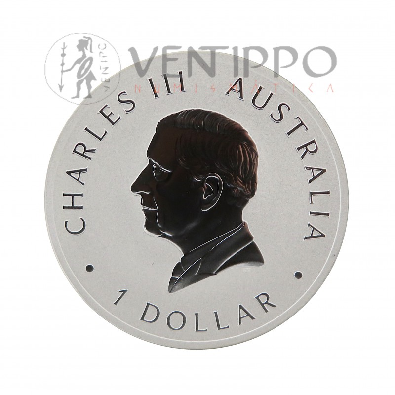 Australia, Dollar Plata ( 1 OZ  9999 mls ) Brumby 2024, BU.