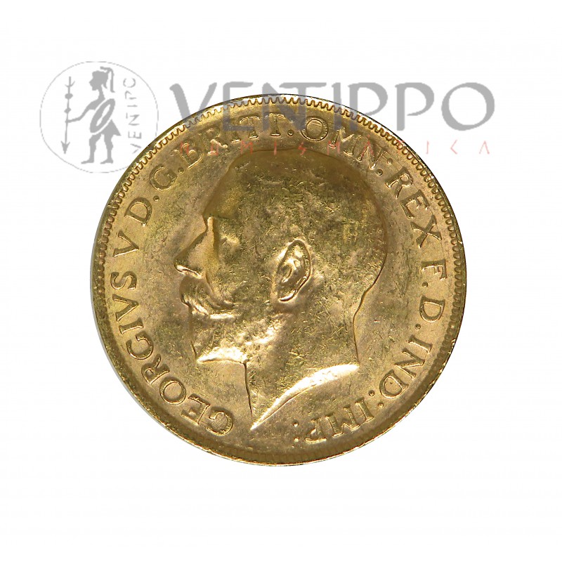 Australia, Sovereign Oro ( 7'99 grs ley 917 mls ) 1920 Perth, EBC-