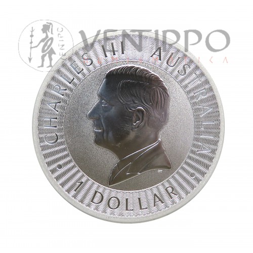 Australia, Dollar plata ( 1 OZ 9999 mls ) Canguro Perth 2025, BU