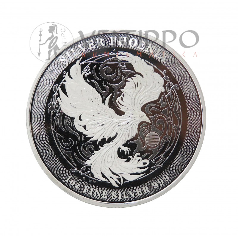 Niue, 2 4 Plata ( 1 OZ 999 mls ) Phoenix 2025, BU