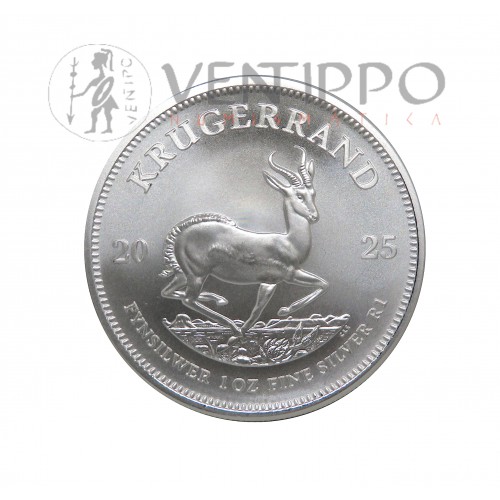 Sudáfrica, Krugerrand Plata (  OZ 999 mls ) 2025, S/C
