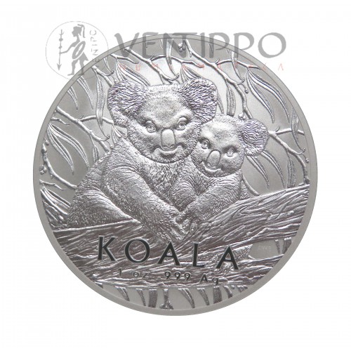 Australia, Dollar Plata ( 1 OZ ley 9999 mls ) Kolala Ram 2025, BU