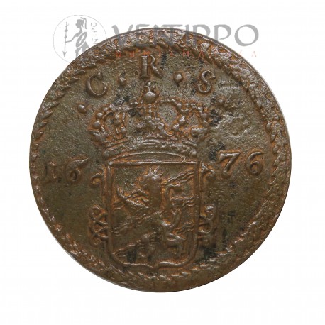 Suecia, 1 Ore, Carlos XI, 1676, MBC+