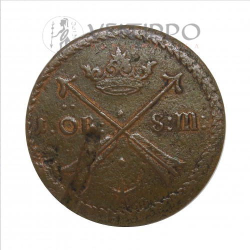 Suecia, 1 Ore, Carlos XI, 1676, MBC+