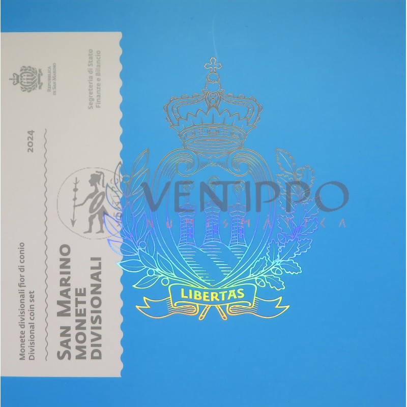 San Marino, Cartera ofical 8 Valores, 2024, FDC
