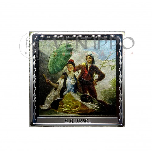España, 10 € Plata Proof ( 1 OZ 999 mls ) 2021, Serie 275 Aniversario Francisco de Goya "El Quitasol".