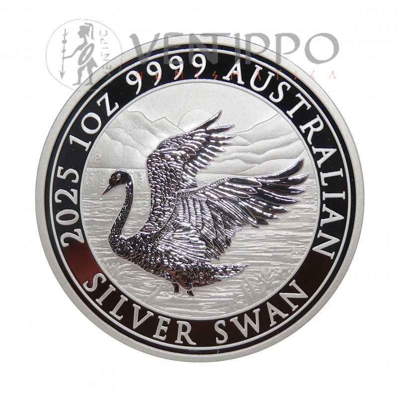 Australia, Dollar Plata ( 1 OZ ley 9999 mls ) Swan 2025, BU