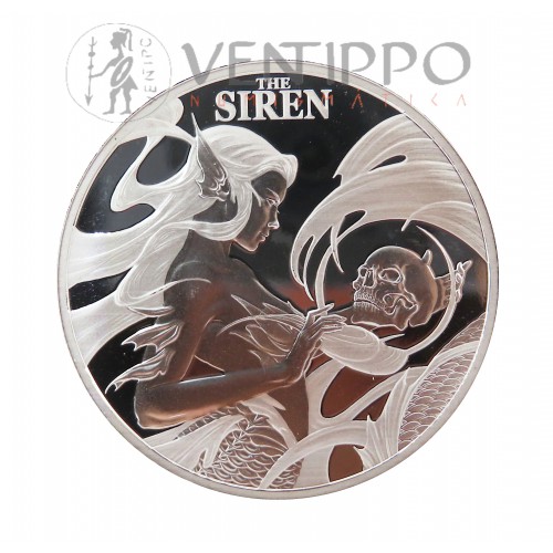 Niue, Dollar Plata ( 1 OZ ley 999 mls ) Sirena 2025, BU.