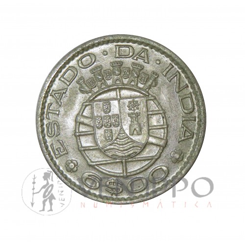 India Portuguesa, 6 Escudos 1959, Sin circular.