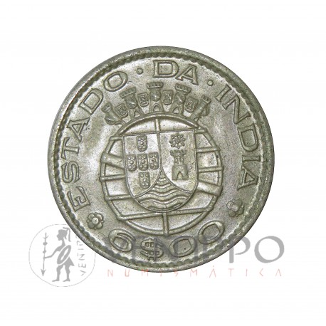 India Portuguesa, 6 Escudos 1959, Sin circular.