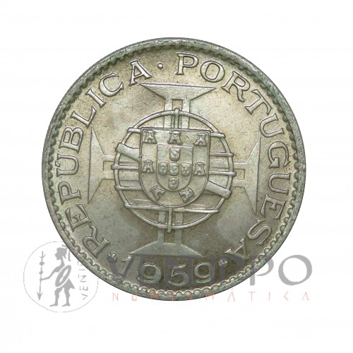 India Portuguesa, 6 Escudos 1959, Sin circular.