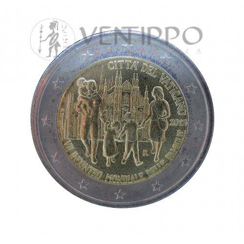 Vaticano, cartera oficioa 2  2012, VII Encuentro Mundial de las Familias