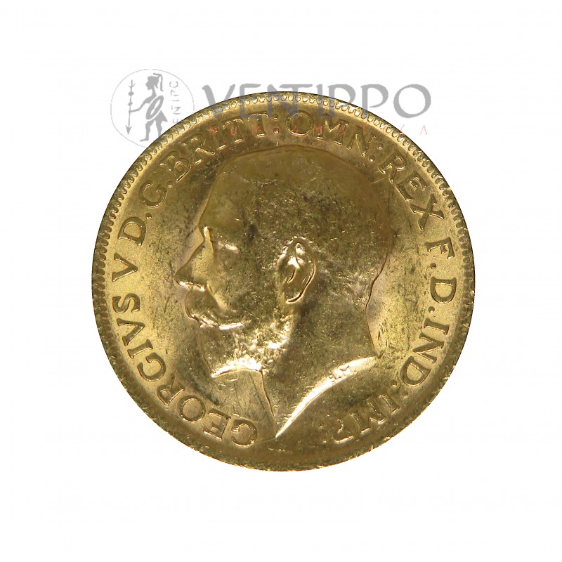 Gran Bretaña, One Sovereign Oro ( 7,99 grs ley 917 mls ) Jorge V, 19713 EBC