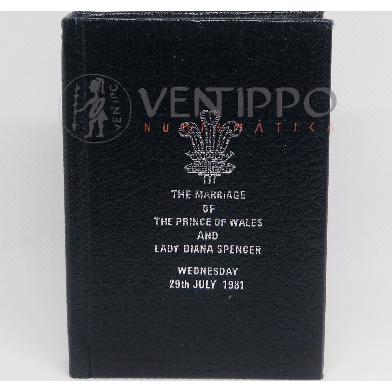 Isla de Man, 2 x Crown Plata, 1981, Boda Príncipes de Gales, estuche + certificado