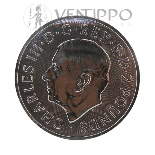 Gran Bretaña, 2 Pounds Plata ( 1 OZ ley 999 mls ) Nessie, 2026, BU
