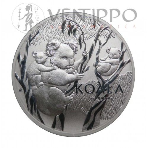 Australia, Dollar Plata ( 1 OZ 9999 mls ) Koala Ram 2026