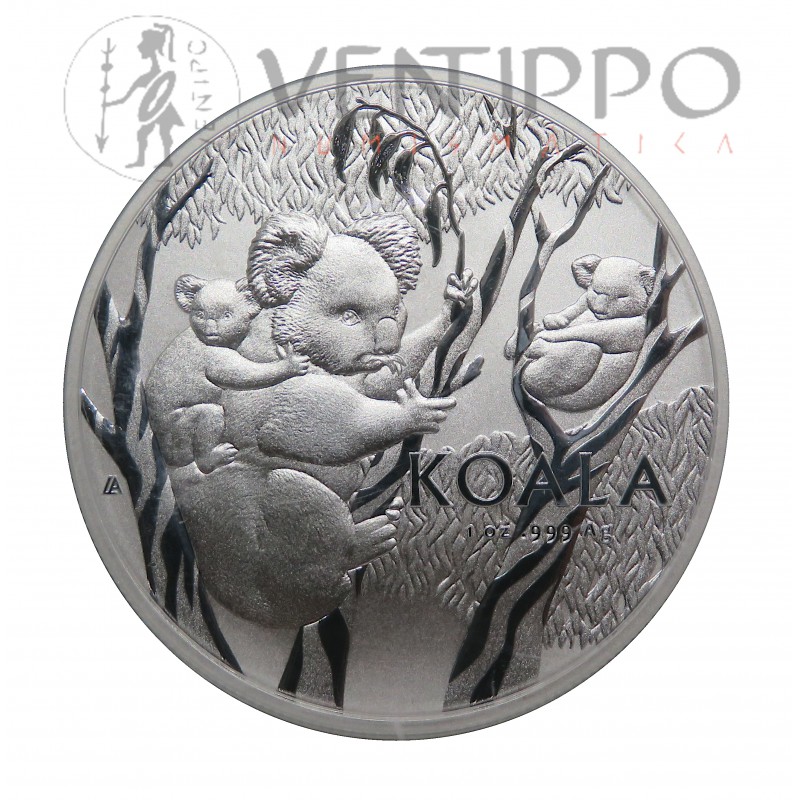 Australia, Dollar Plata ( 1 OZ 9999 mls ) Koala Ram 2026