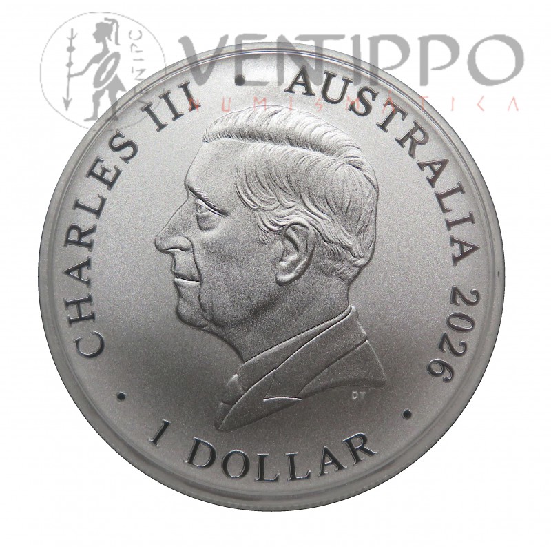 Australia, Dollar Plata ( 1 OZ 9999 mls ) Koala Ram 2026