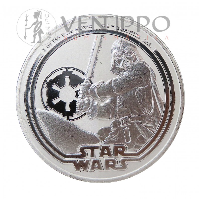 Niue, 2 $ Plata ( 1 OZ ley 999 mls ) Serie Stars War: Darth Vader III 2026, BU