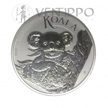 Australia, Dollar Plata ( 1 OZ ley 9999 mls ) Koala Perth 2026, BU