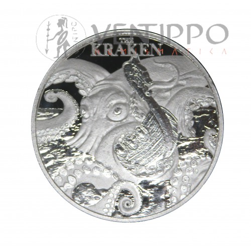 Niue, Dollar Plata ( 1 OZ ley 999 mls ) Kraken 2026, BU