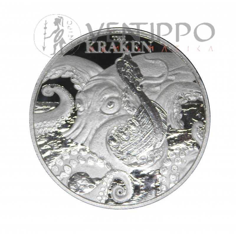 Niue, Dollar Plata ( 1 OZ ley 999 mls ) Kraken 2026, BU