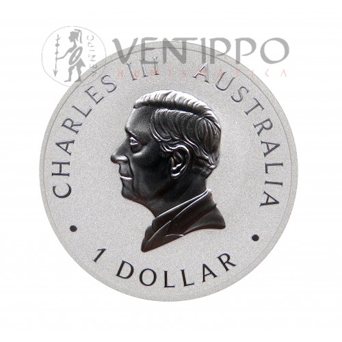 Australia, Dollar Plata ( 1 OZ ley 9999 mls ) Emu 2026, BU.