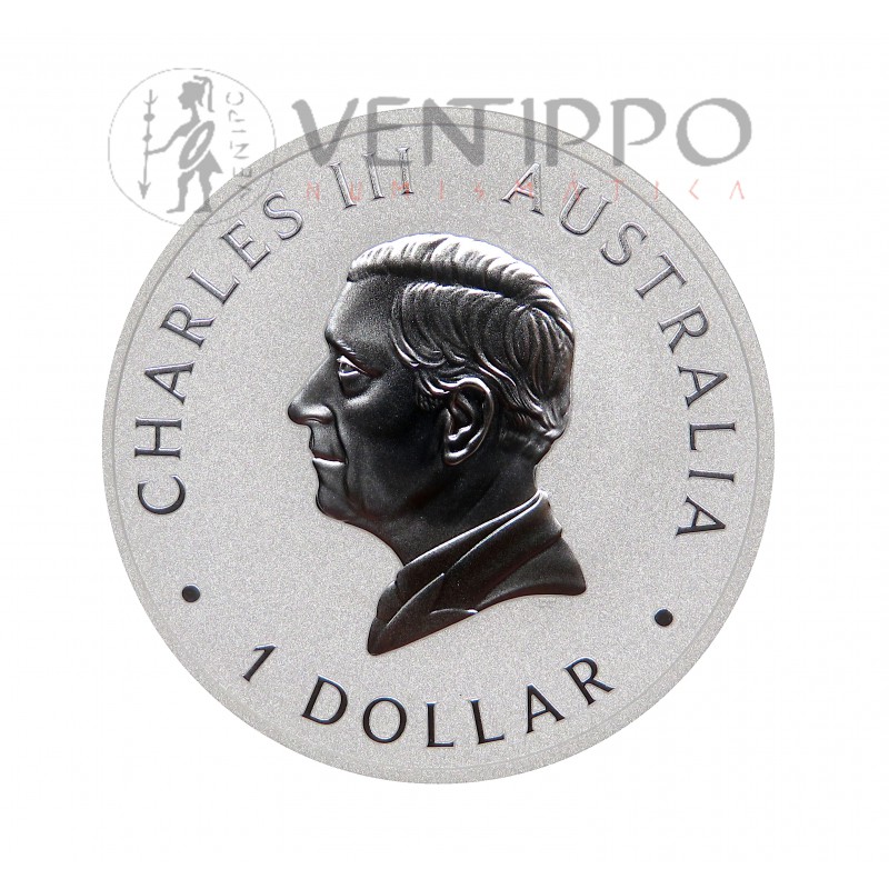 Australia, Dollar Plata ( 1 OZ ley 9999 mls ) Emu 2026, BU.