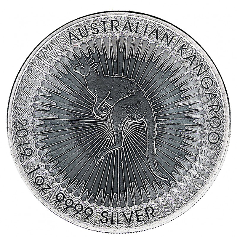 Australia, 1 $ Plata ( 1 oz. 999 mls. ) Canguro Perth 2019
