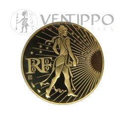 Moneda inversión, oro 920 mls, Francia.