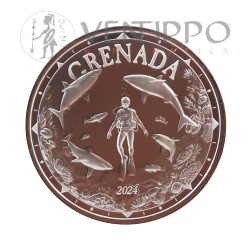 Moneda inversión, plata pura, bullion, Grenada.