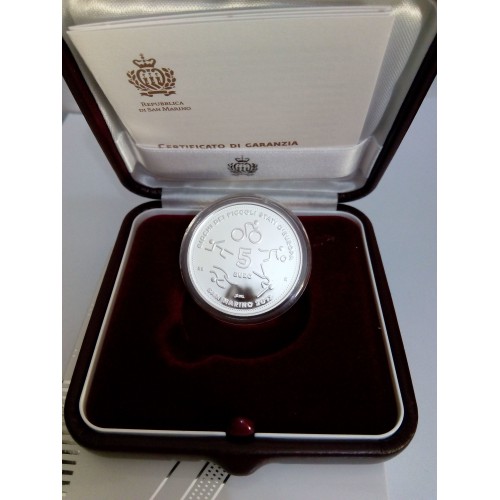 SAN MARINO, 5 € PLATA, 2017, XVII JUEGOS PEQUEÑOS ESTADOS EUROPA, PROOF