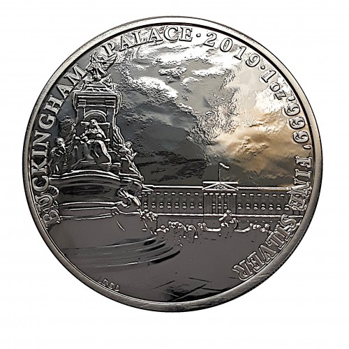 Gran Bretaña, 2 pounds plata (1 OZ. 999 mls), Buckingham Palace 2019 BU