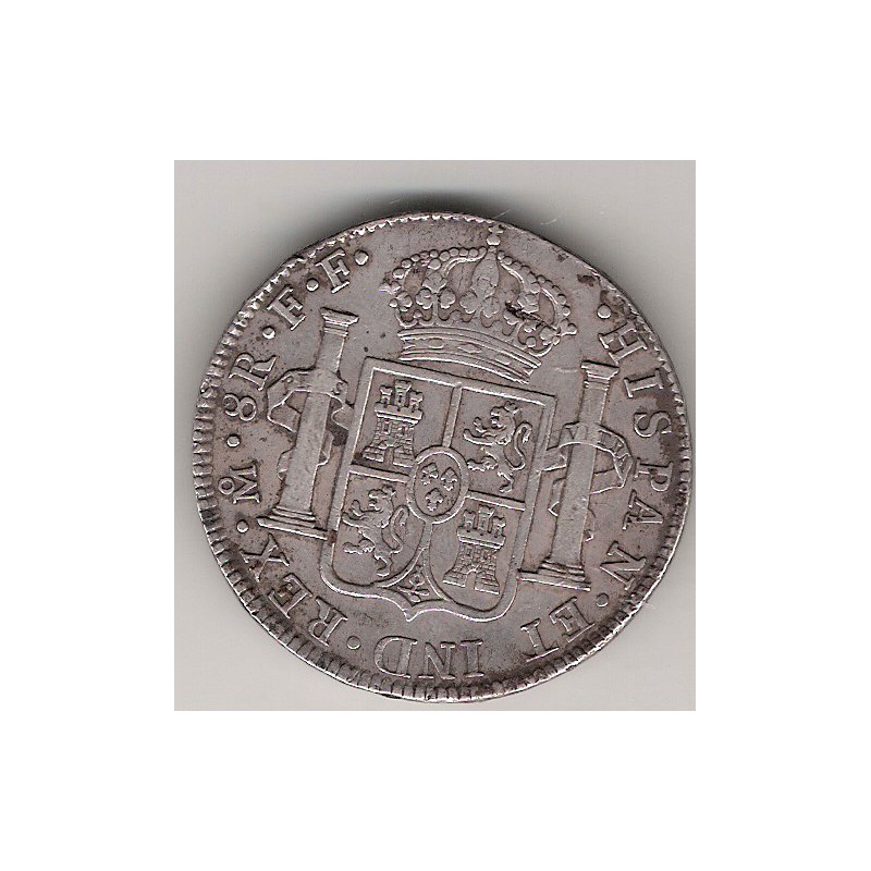 Carlos III, 8 Reales 1783 Mexico F.F., Mbc/Mbc+