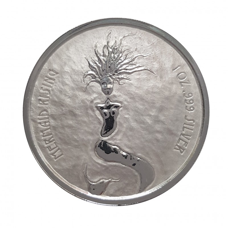 Fiji, Dollar plata ( 1 OZ. 999 mls. ) 2018, Sirena.