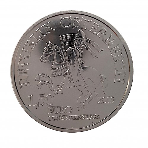 Austria, 1'5 € Plata ( 1 OZ 999 mls. ) 2019, Leopold V.