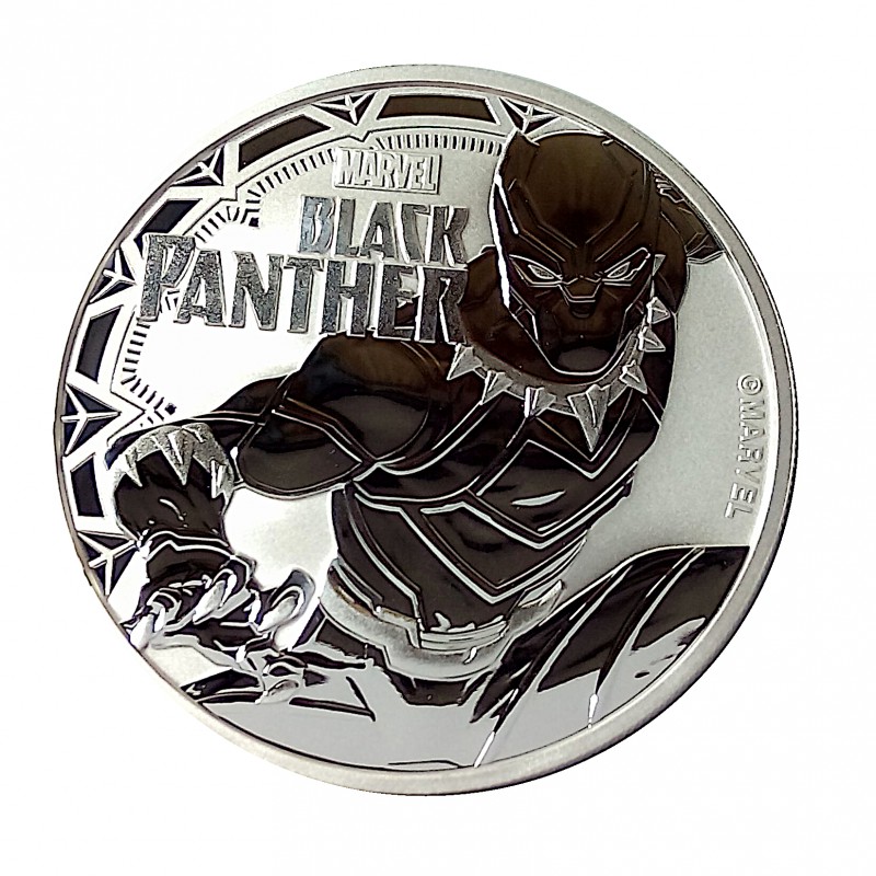 Tuvalu, Dollar palta ( 1 OZ. 999 mls. ) 2018, Black Panther, BU.