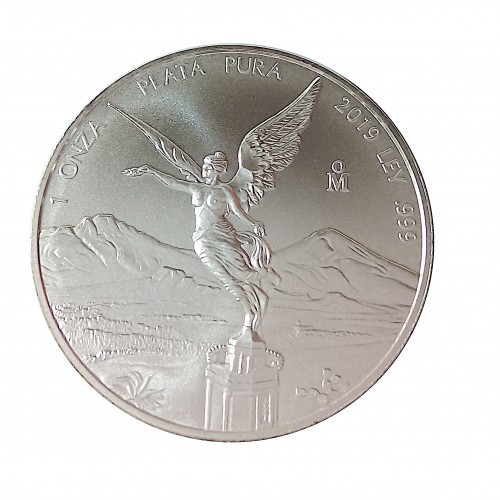 México, Onza plata ( 1 OZ. 999 mls. ) Libertad 2019.