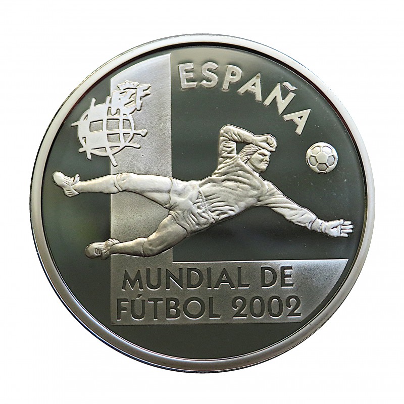 España, estuche completo plata y oro, Mundial Corea 2002 FDC
