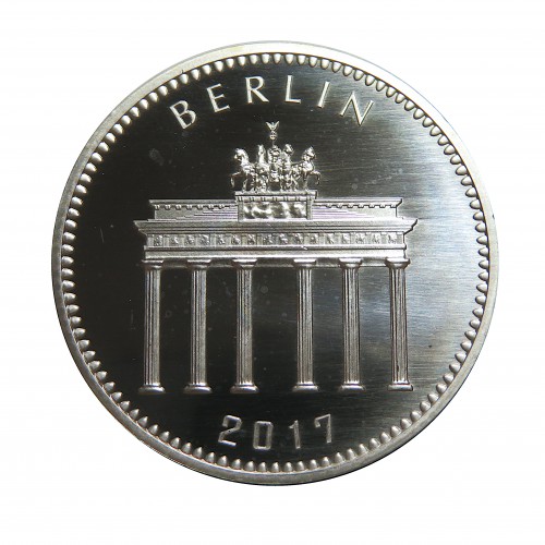 Alemania, 1 Onza Plata ( Ley 999 mls. ) Panda de Berlín 2017, BU.