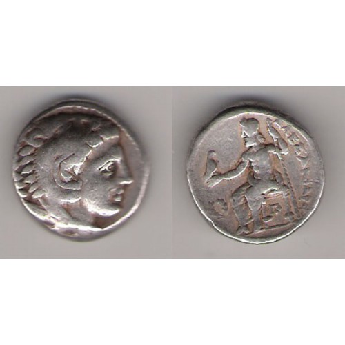 Macedonia, Tetradracma plata, Alejandro Magno, ceca incierta.