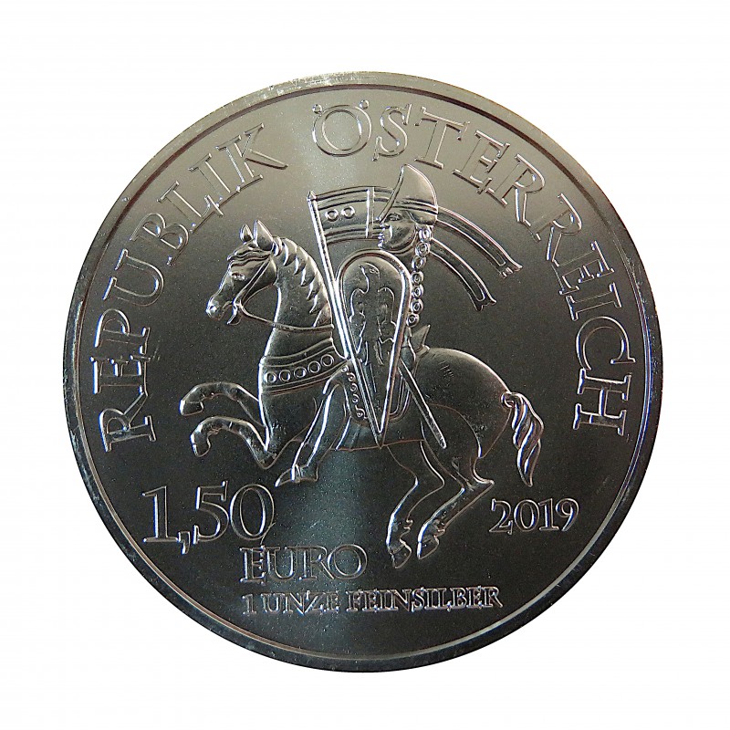 Austria, 1,5 € Plata (1 OZ. 999 mls) Neustdat 2019, S/C